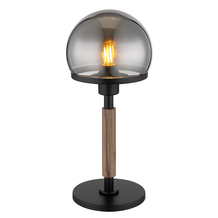 Globo - Stolná lampa 1xE27/40W/230V čierna/hnedá