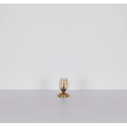 Globo - Stolná dotyková lampa 1xE14/25W/230V mosadz