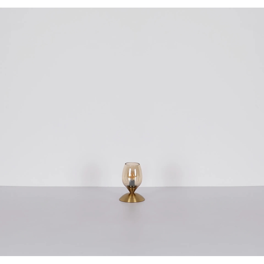 Globo - Stolná dotyková lampa 1xE14/25W/230V mosadz