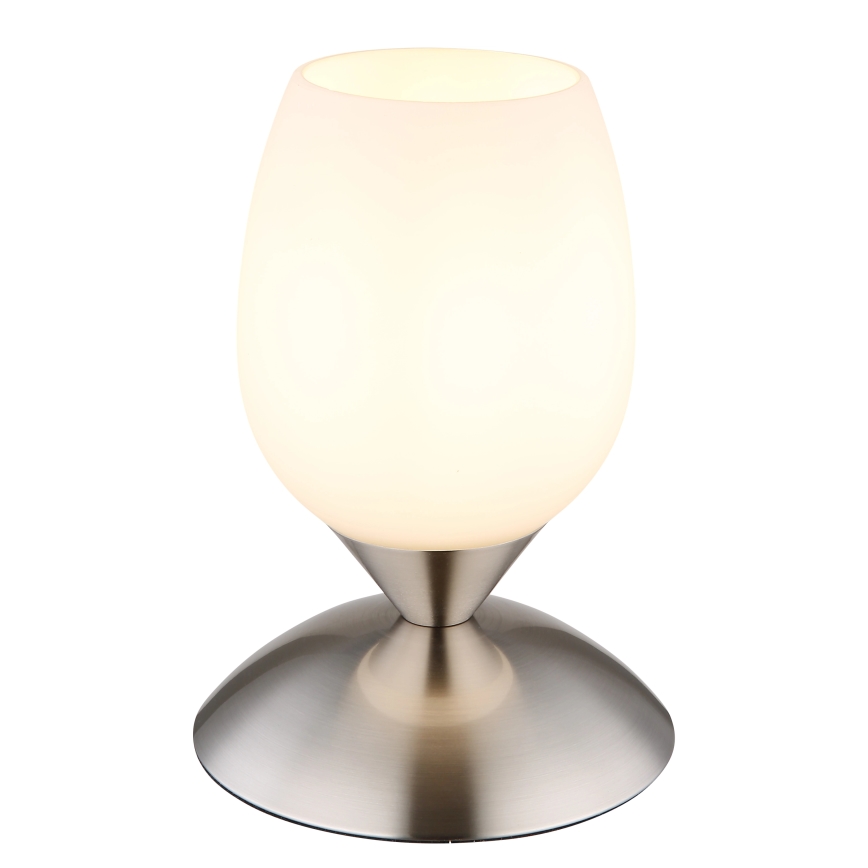 Globo - Stolná dotyková lampa 1xE14/25W/230V matný chróm