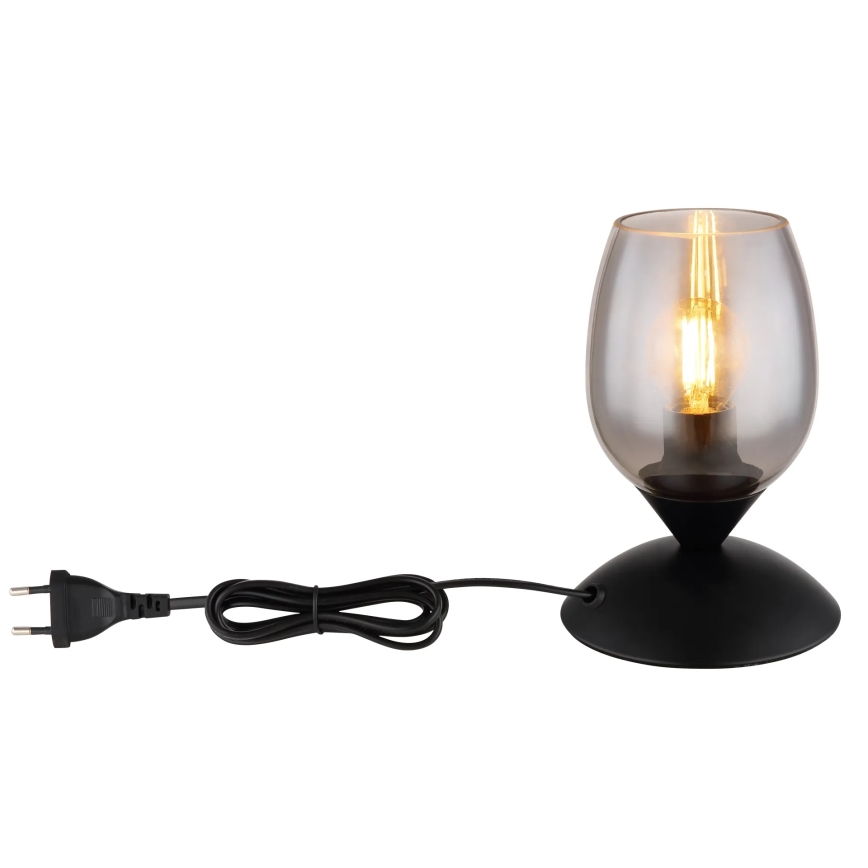 Globo - Stolná dotyková lampa 1xE14/25W/230V čierna
