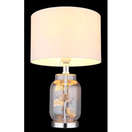 Globo - Stolná lampa 1xE27/40W/230V biela