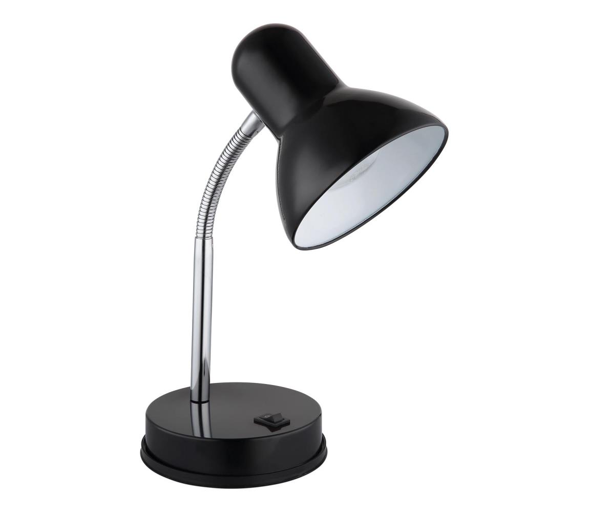 Globo 2485S - Stolová lampa BASIC 1xE27/40W/230V čierna 2485S