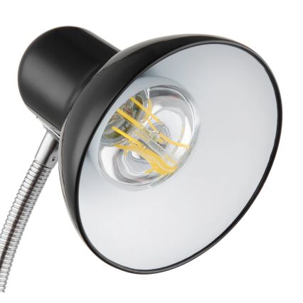 Globo - Stolná lampa 1xE27/40W/230V čierna