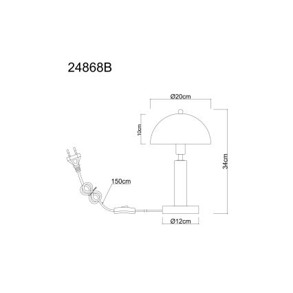 Globo - Stolná lampa 1xE14/40W/230V