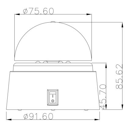 Globo - LED dekoračné svietidlo 3xLED/0,48W/3V