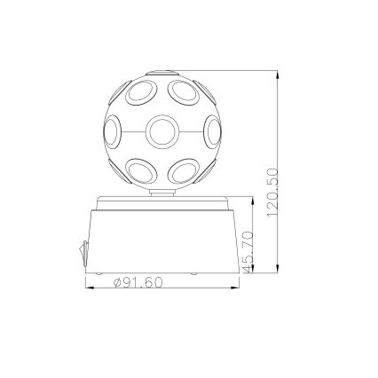 Globo - LED dekoračná lampa 6xLED/0,06W/3xAA