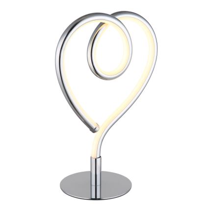 Globo - LED Stolná lampa LED/6W/230V lesklý chróm