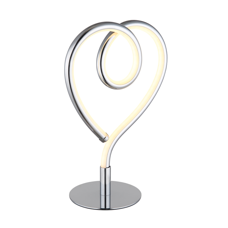 Globo - LED Stolná lampa LED/6W/230V lesklý chróm