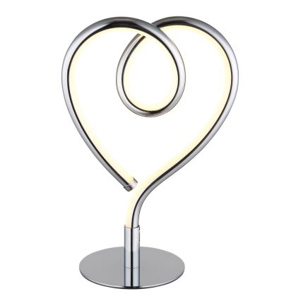 Globo - LED Stolná lampa LED/6W/230V lesklý chróm
