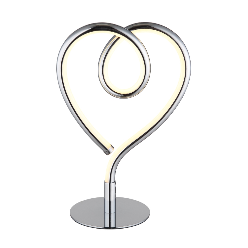 Globo - LED Stolná lampa LED/6W/230V lesklý chróm