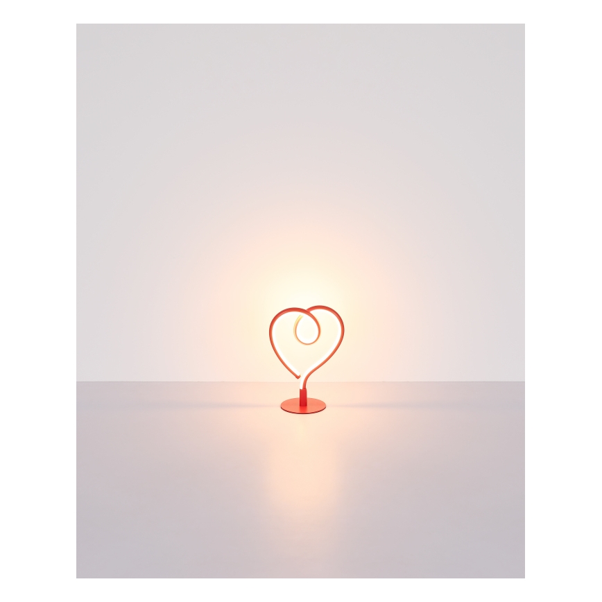 Globo - LED Stolná lampa LED/6W/230V červená