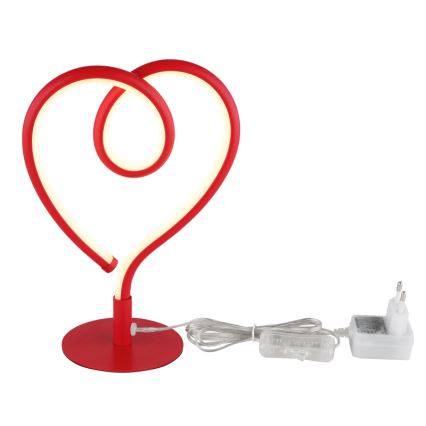 Globo - LED Stolná lampa LED/6W/230V červená