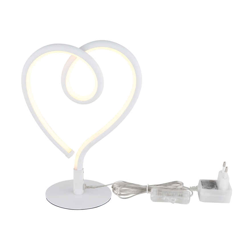 Globo - LED Stolná lampa LED/6W/230V biela