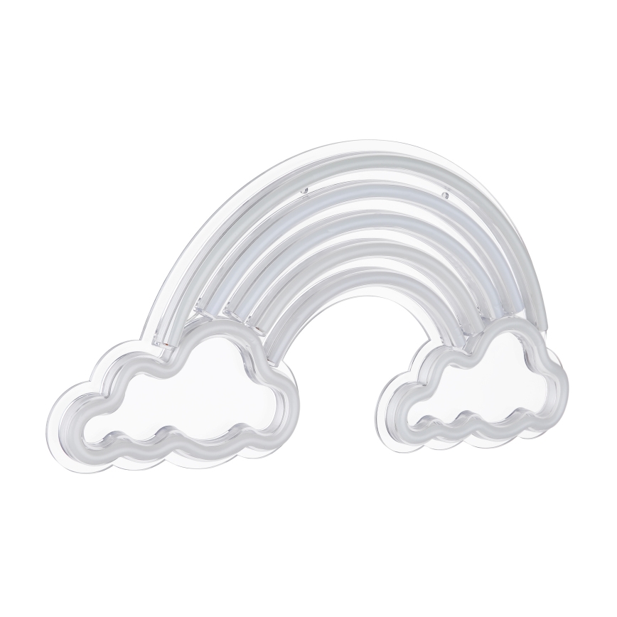 Globo - LED neónová nástenná dekorácia LED/3W/USB dúha
