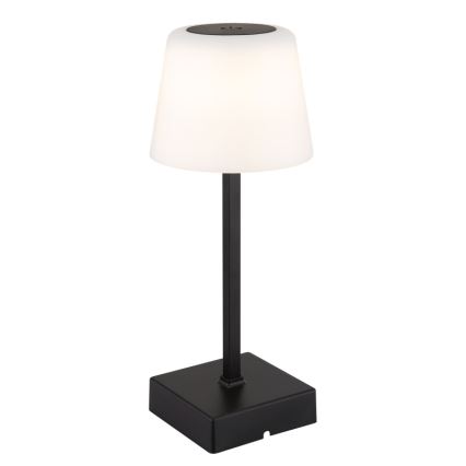 Globo - LED Stmievateľná dotyková stolná lampa LED/2W/5V 3000/4500/6500K 800 mAh čierna