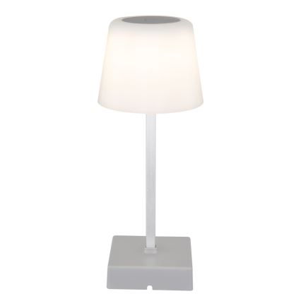 Globo - LED Stmievateľná dotyková stolná lampa LED/2W/5V 3000/4500/6500K 800 mAh strieborná