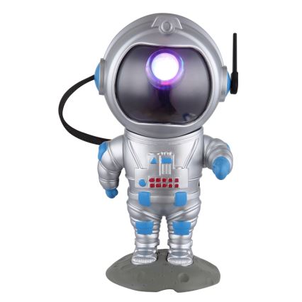 Globo - LED RGB Stolná lampa LED/4,5W/5V kozmonaut strieborná