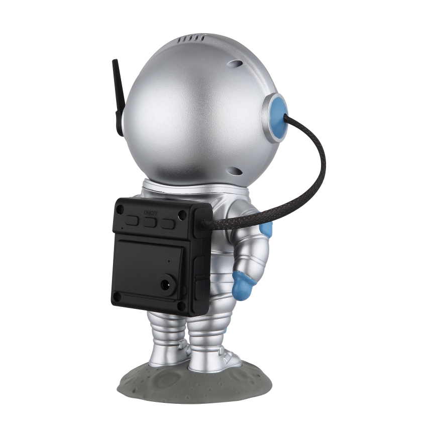 Globo - LED RGB Stolná lampa LED/4,5W/5V kozmonaut strieborná