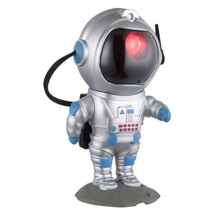 Globo - LED RGB Stolná lampa LED/4,5W/5V kozmonaut strieborná