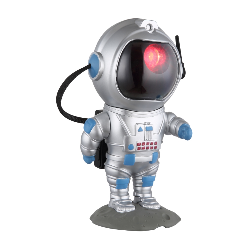 Globo - LED RGB Stolná lampa LED/4,5W/5V kozmonaut strieborná
