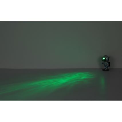Globo - LED RGB Stolná lampa LED/4,5W/5V kozmonaut strieborná