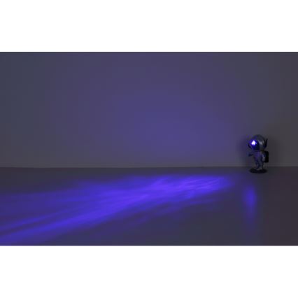Globo - LED RGB Stolná lampa LED/4,5W/5V kozmonaut strieborná