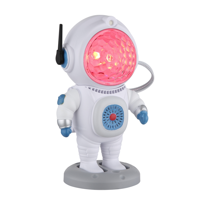 Globo - LED RGB Stolná lampa LED/6W/5V kozmonaut biela