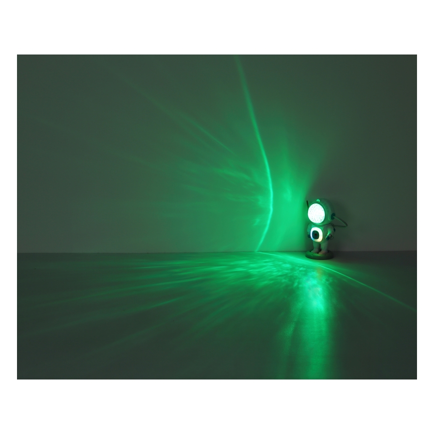 Globo - LED RGB Stolná lampa LED/6W/5V kozmonaut biela