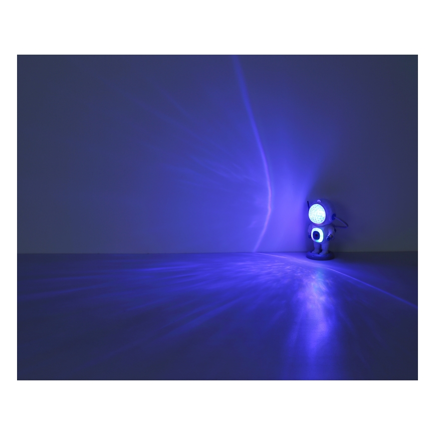 Globo - LED RGB Stolná lampa LED/6W/5V kozmonaut biela