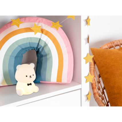 Globo - LED RGBW stmievateľné dobíjateľné detské nočné svetlo LED/1W/5V 1200 mAh medveď