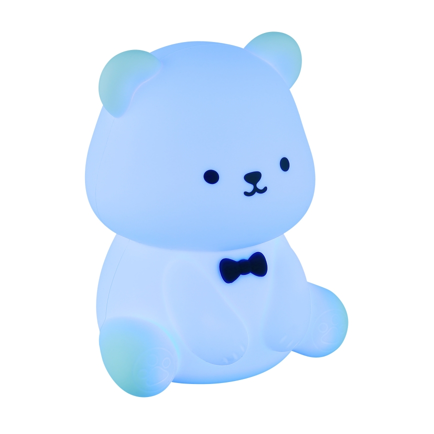 Globo - LED RGBW stmievateľné dobíjateľné detské nočné svetlo LED/1W/5V 1200 mAh medveď