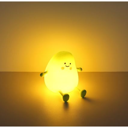 Globo - LED RGBW Stmievateľné nabíjateľné detské nočné svetlo LED/2W/5V 1200 mAh mango