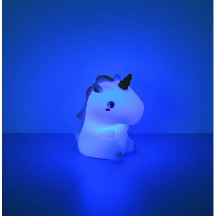 Globo - LED RGBW stmievateľné nabíjacie detské nočné svetlo LED/1,5W/5V 1200 mAh jednorožec