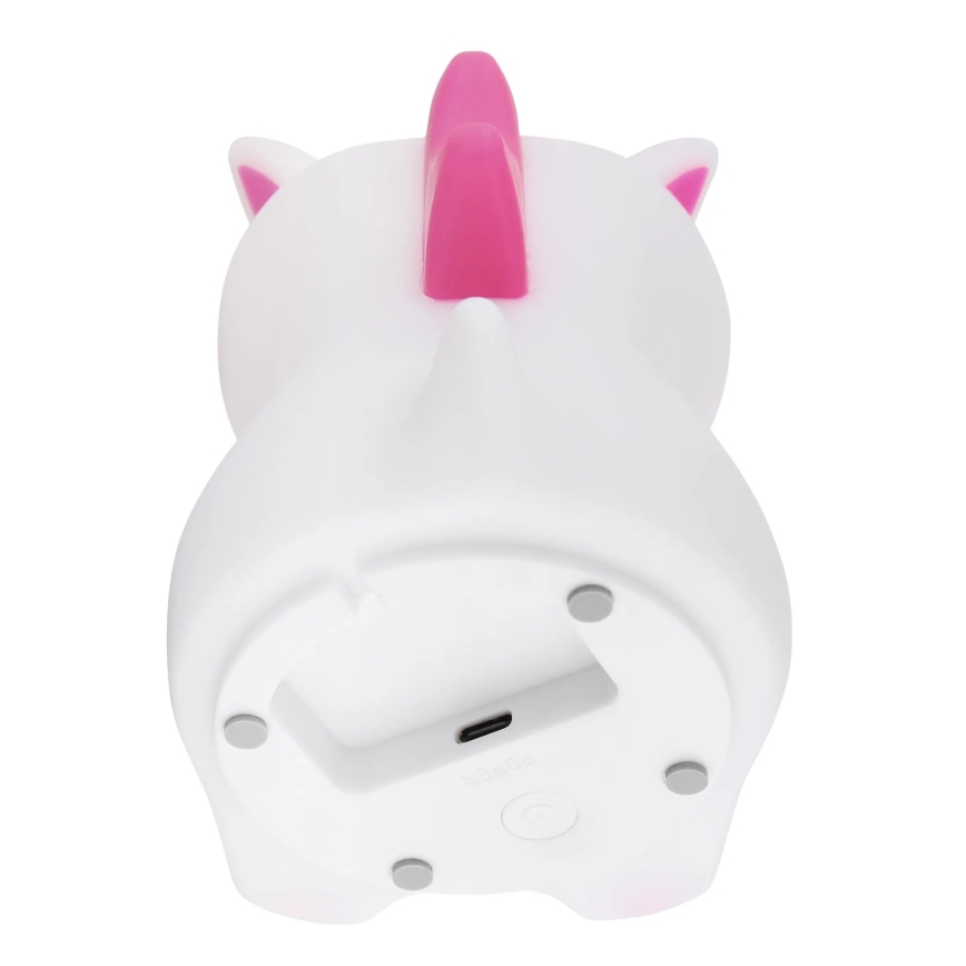 Globo - LED RGBW stmievateľné nabíjacie detské nočné svetlo LED/1,5W/5V 1200 mAh jednorožec