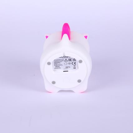Globo - LED RGBW stmievateľné nabíjacie detské nočné svetlo LED/1,5W/5V 1200 mAh jednorožec