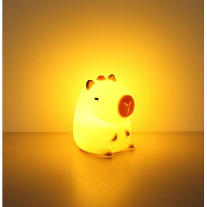 Globo - LED RGBW Stmievateľné nabíjacie detské nočné svetlo LED/1,5W/5V 1200 mAh kapibara