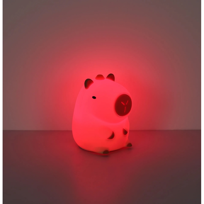Globo - LED RGBW Stmievateľné nabíjacie detské nočné svetlo LED/1,5W/5V 1200 mAh kapibara