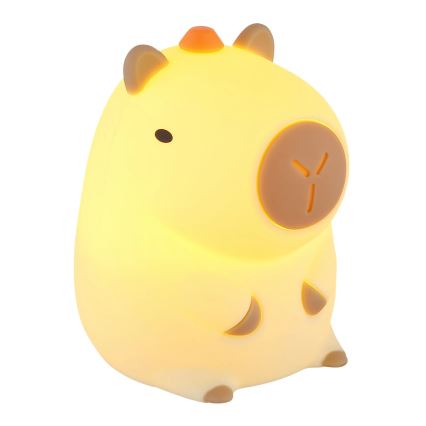 Globo - LED RGBW Stmievateľné nabíjacie detské nočné svetlo LED/1,5W/5V 1200 mAh kapibara