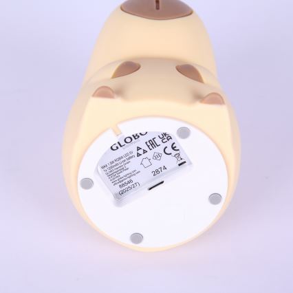 Globo - LED RGBW Stmievateľné nabíjacie detské nočné svetlo LED/1,5W/5V 1200 mAh kapibara