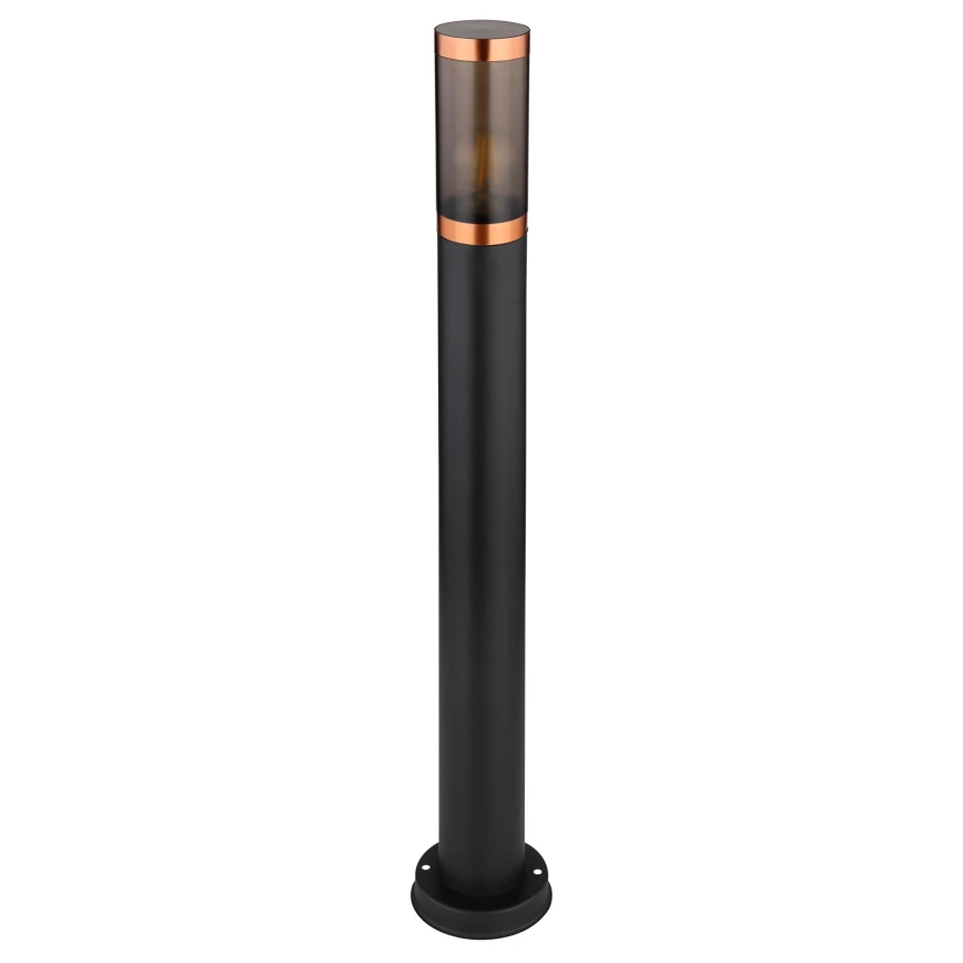 Globo - Vonkajšia lampa 1xE27/23W/230V IP44 80 cm čierna/meď