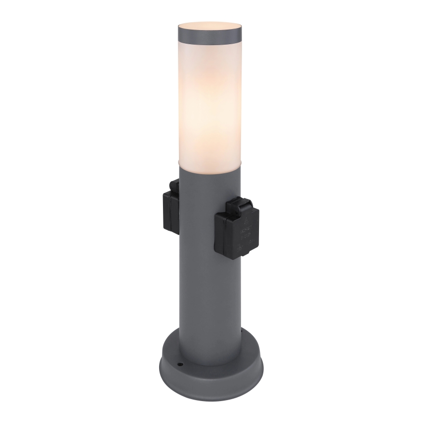 Globo 3158AK - Vonkajšia lampa s 2 zásuvkami BOSTON 1xE27/23W/230V IP44
