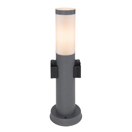 Globo 3158AK - Vonkajšia lampa s 2 zásuvkami BOSTON 1xE27/23W/230V IP44