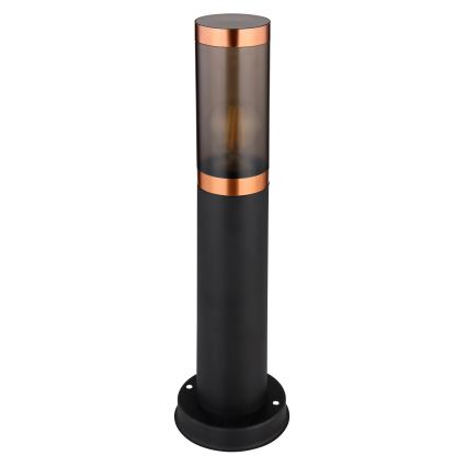 Globo - Vonkajšia lampa 1xE27/23W/230V IP44 45 cm čierna/meď