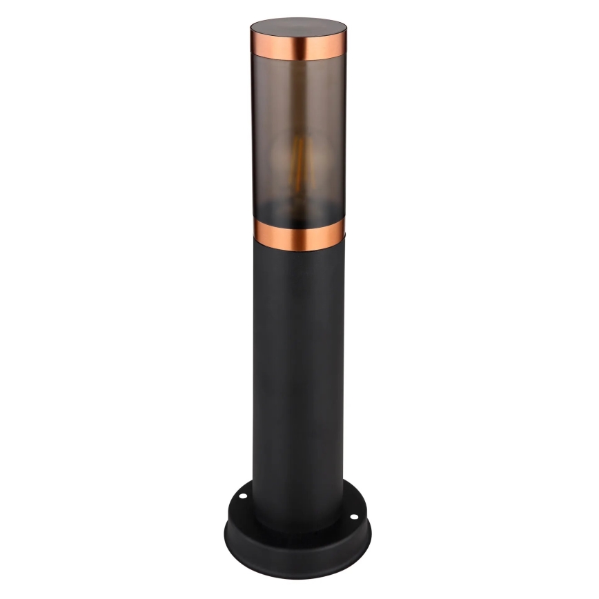 Globo - Vonkajšia lampa 1xE27/23W/230V IP44 45 cm čierna/meď