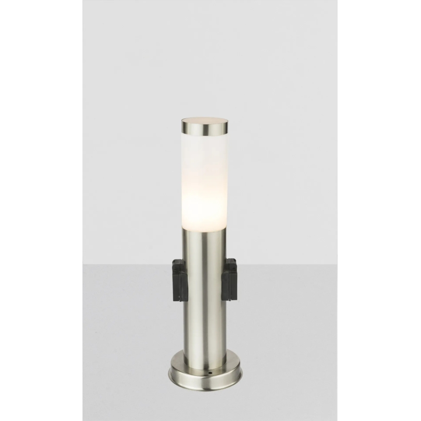 Globo - Vonkajšia lampa s 2 zásuvkami 1xE27/23W/230V IP44