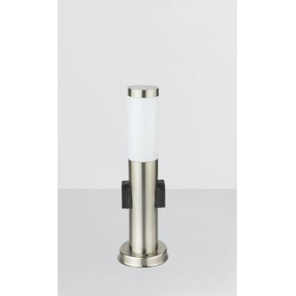 Globo - Vonkajšia lampa s 2 zásuvkami 1xE27/23W/230V IP44