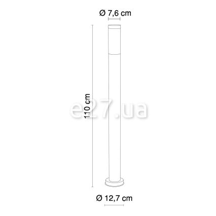 Globo - Vonkajšia lampa E27/60W/230V