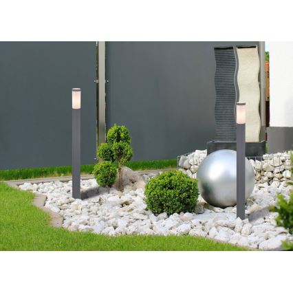 Globo - Vonkajšia lampa 1xE27/60W/230V IP44 110 cm antracit