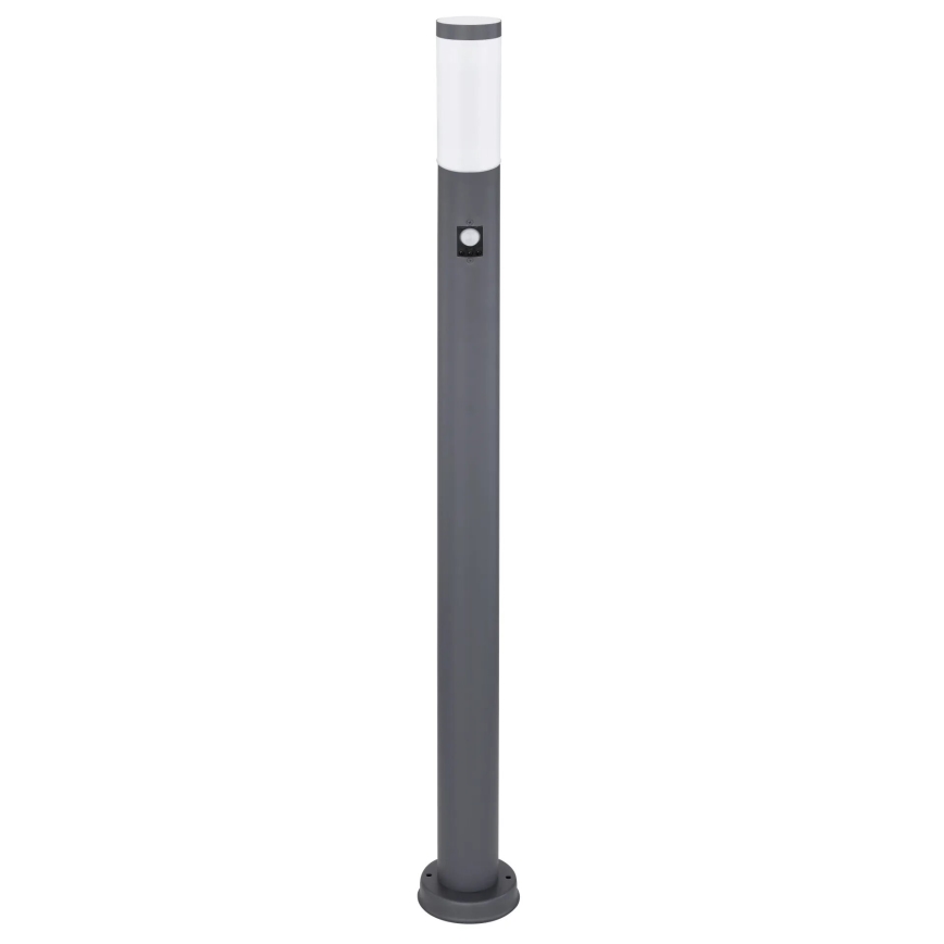 Globo - Vonkajšia lampa so senzorom 1xE27/15W/230V IP44 110 cm antracit